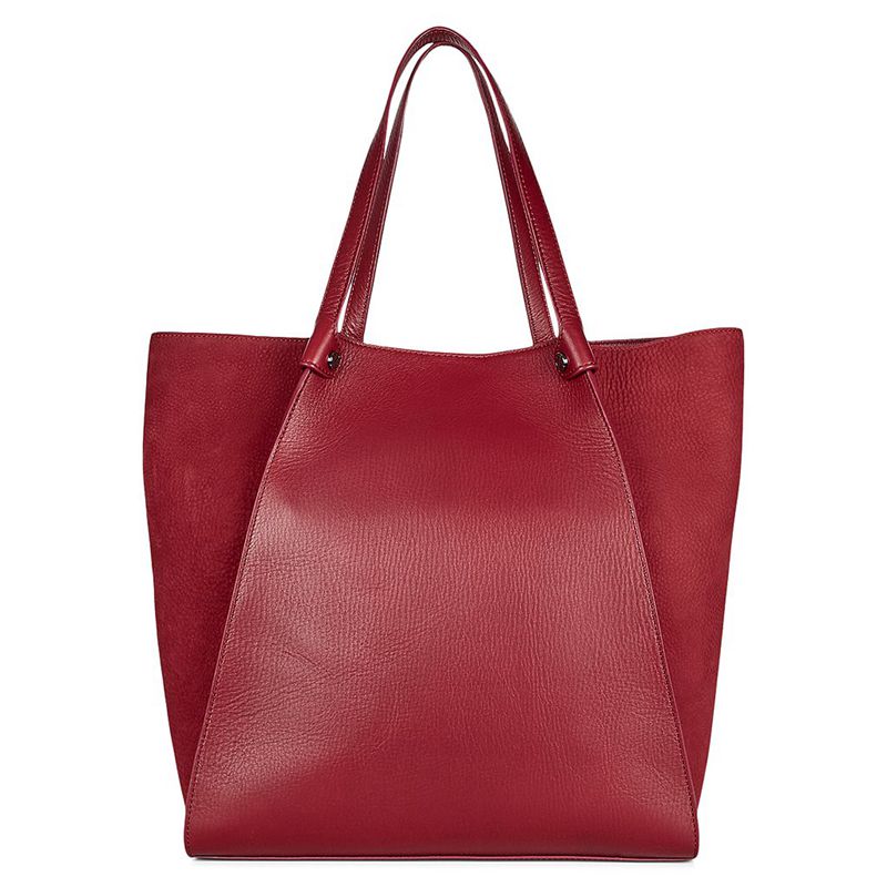 Bolso De Mano Ecco Sculptured Para Mujer,Rojas,607932-KFP